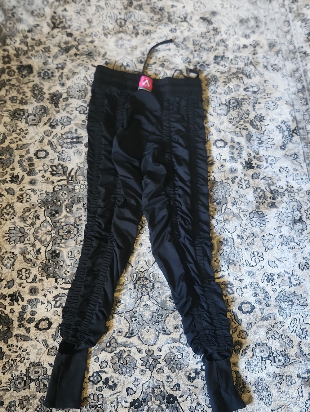 AGOGIE Black Wearable Resistance Workout Pants (+40 Max Resistance)